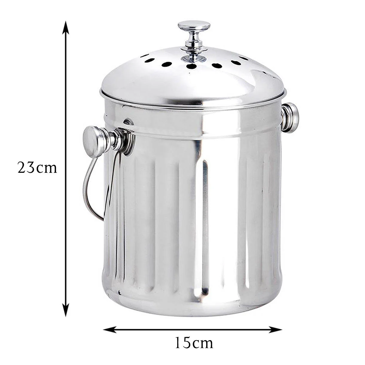 Stainless Steel Compost Pail - Image 2