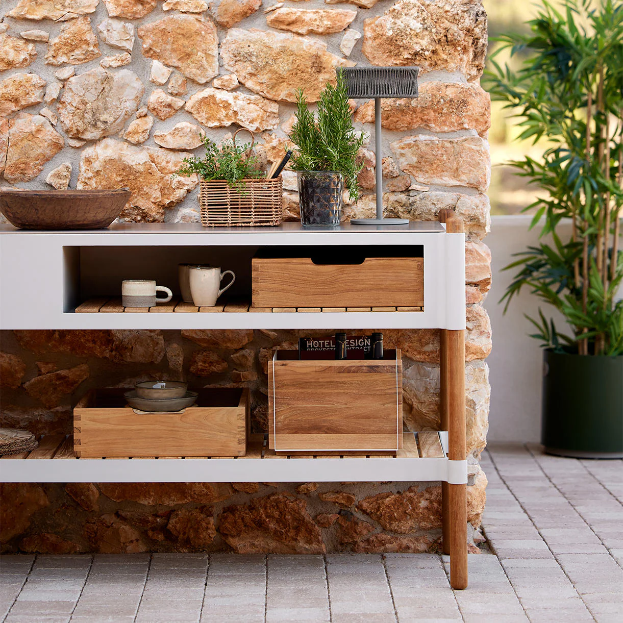 Sticks Outdoor Kitchen Unit with Sink and Tap - Image 4