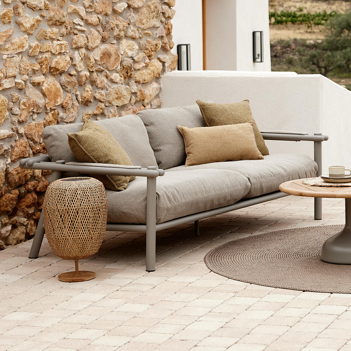 Sticks Outdoor 2 Seater Sofa - Image 3