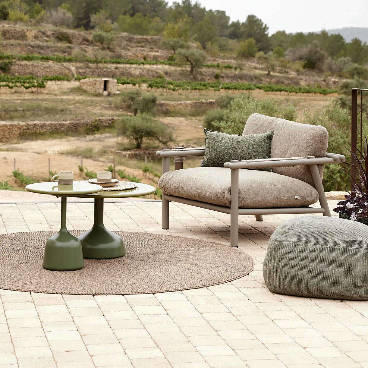 Sticks Outdoor Low Lounge Chair - Image 2
