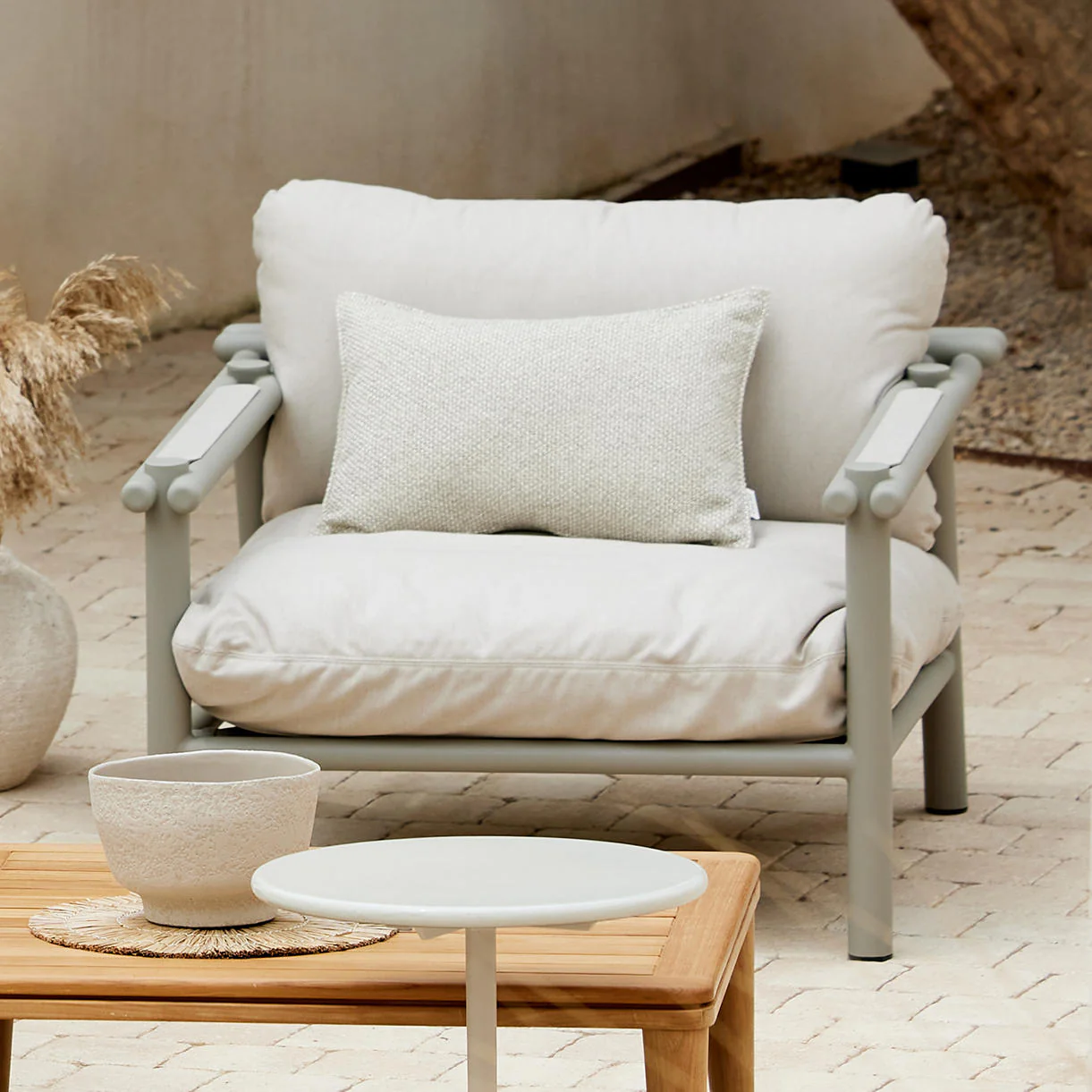 Sticks Outdoor Low Lounge Chair - Image 3