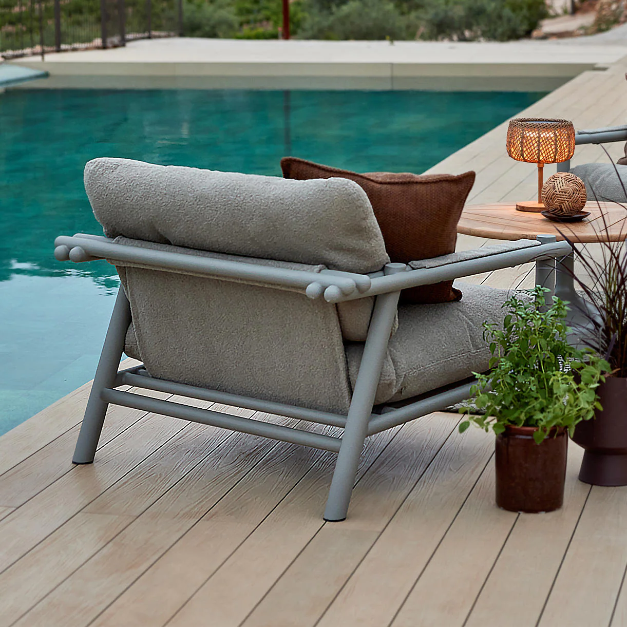 Sticks Outdoor Low Lounge Chair - Image 5