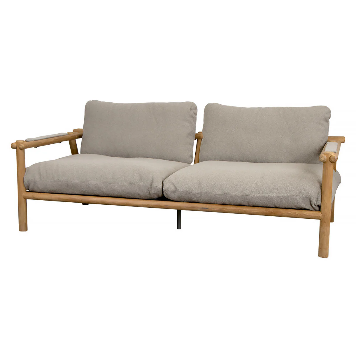 Sticks Outdoor Teak 2 Seater Sofa - Image 12