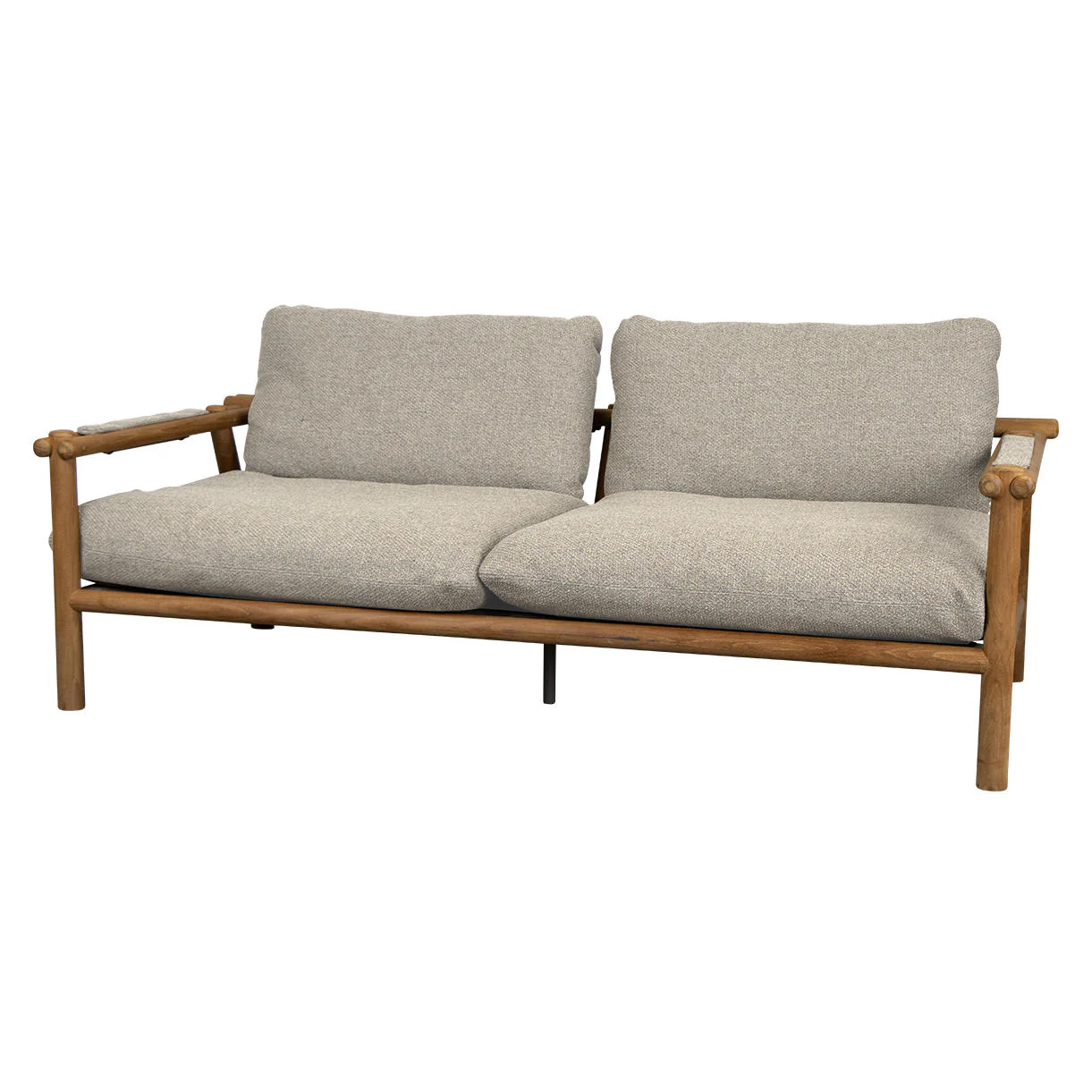 Sticks Outdoor Teak 2 Seater Sofa - Image 9