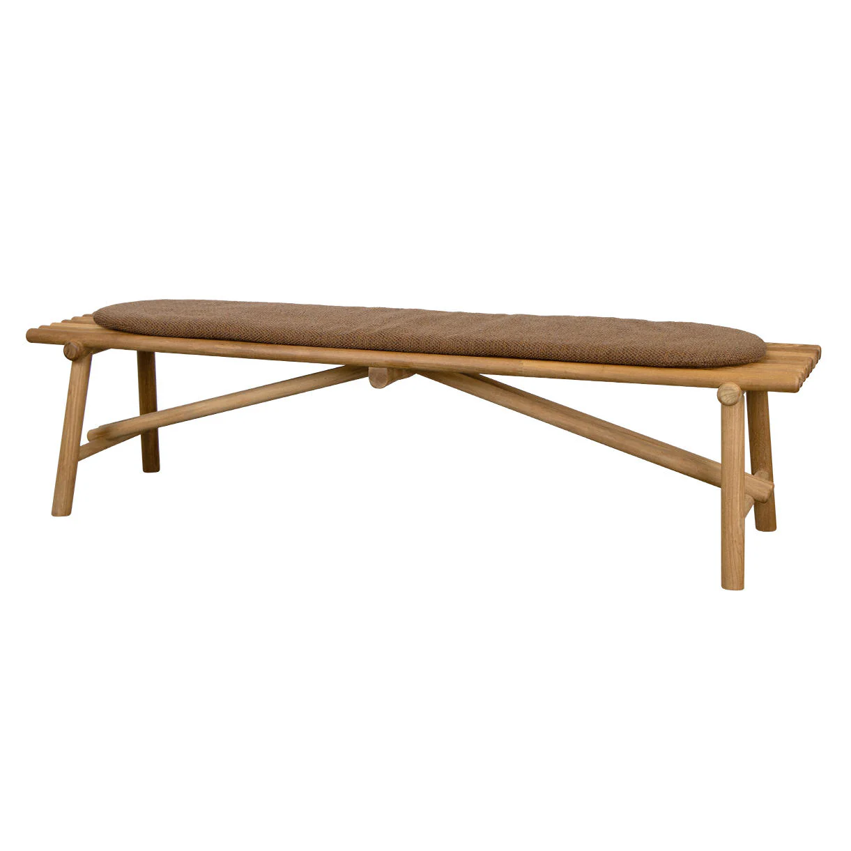 Sticks Outdoor Teak Bench - Image 8