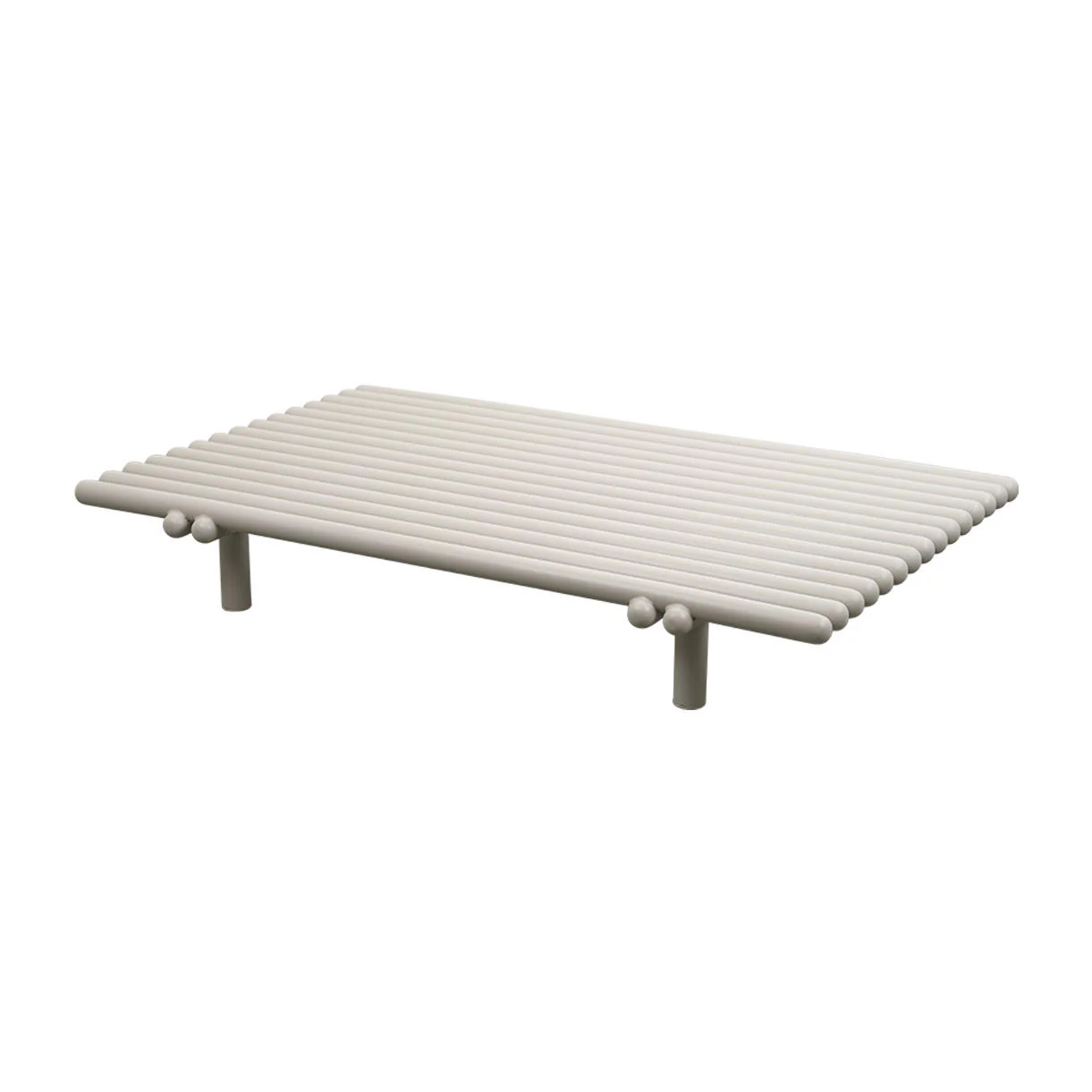 Sticks Platform Aluminium Coffee Table - Sand - Image 4
