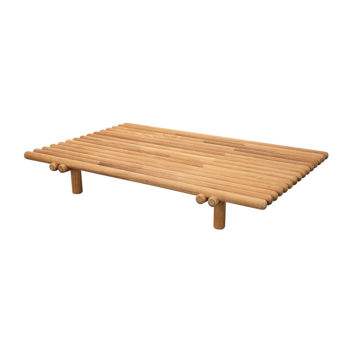 Sticks Platform Teak Coffee Table - Image 6