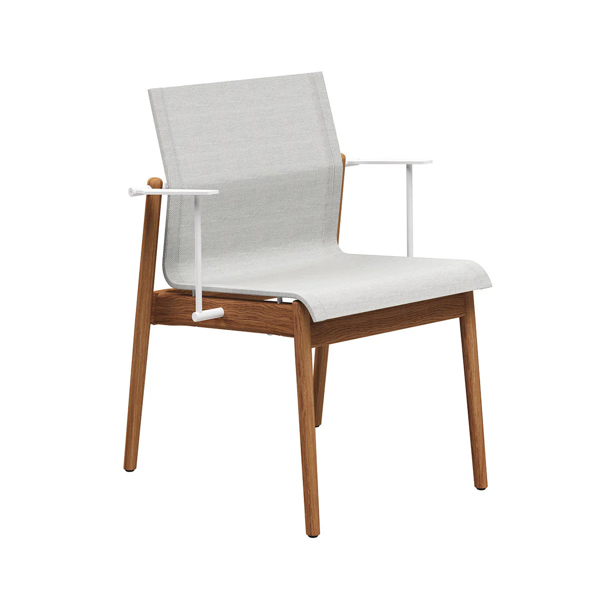 Sway Teak Stacking Chairs with Arms - Image 9