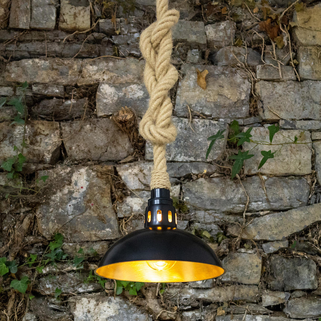 Tahiti Outdoor Rope Pendant Light - Image 3