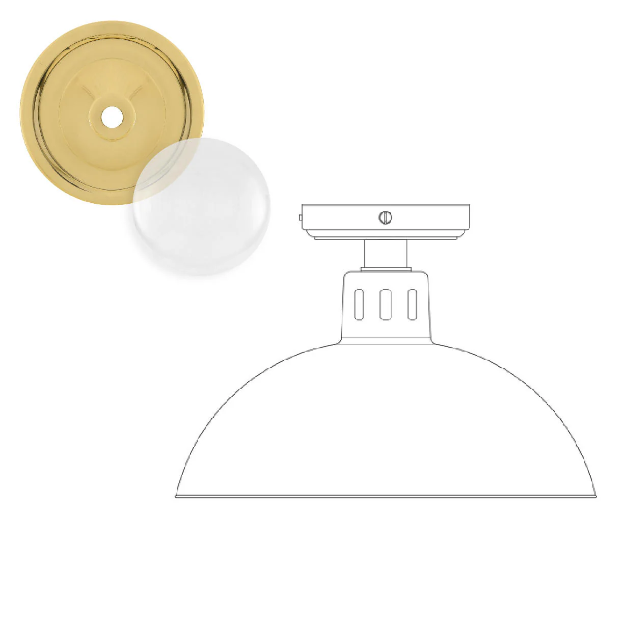 Talise Outdoor Ceiling Light - Image 6