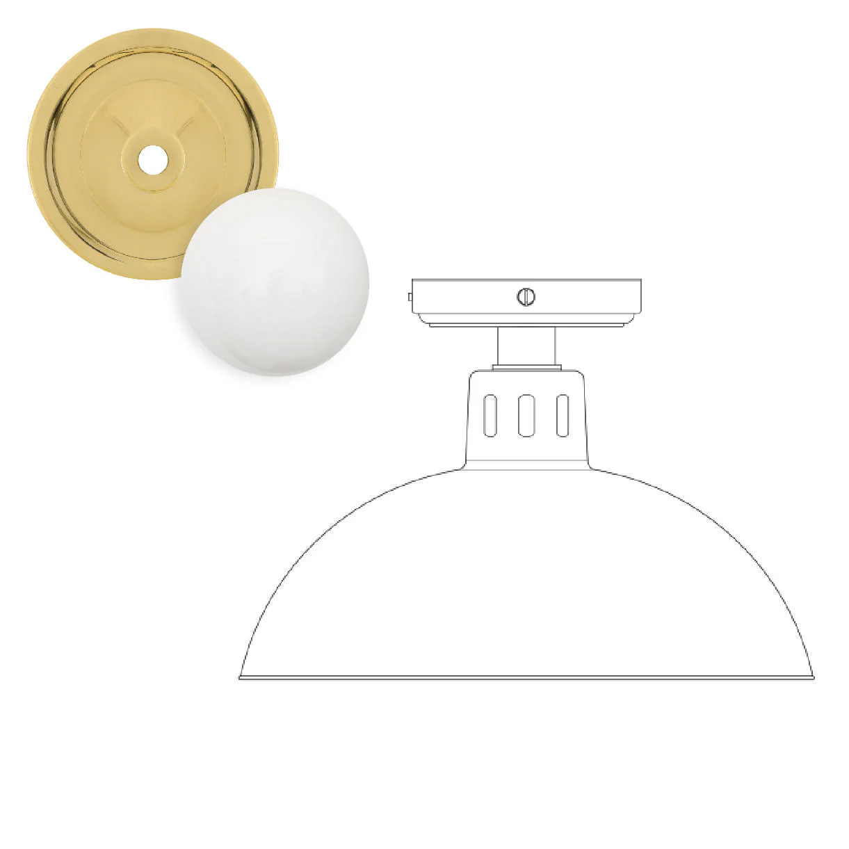 Talise Outdoor Ceiling Light - Image 7
