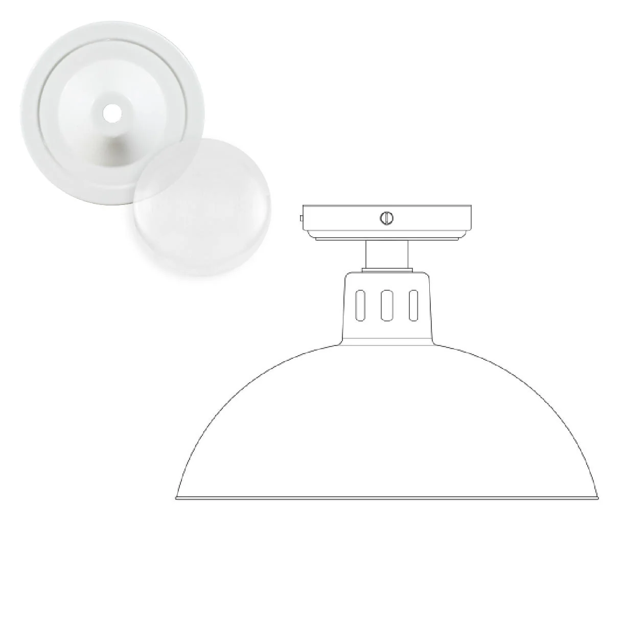 Talise Outdoor Ceiling Light - Image 8