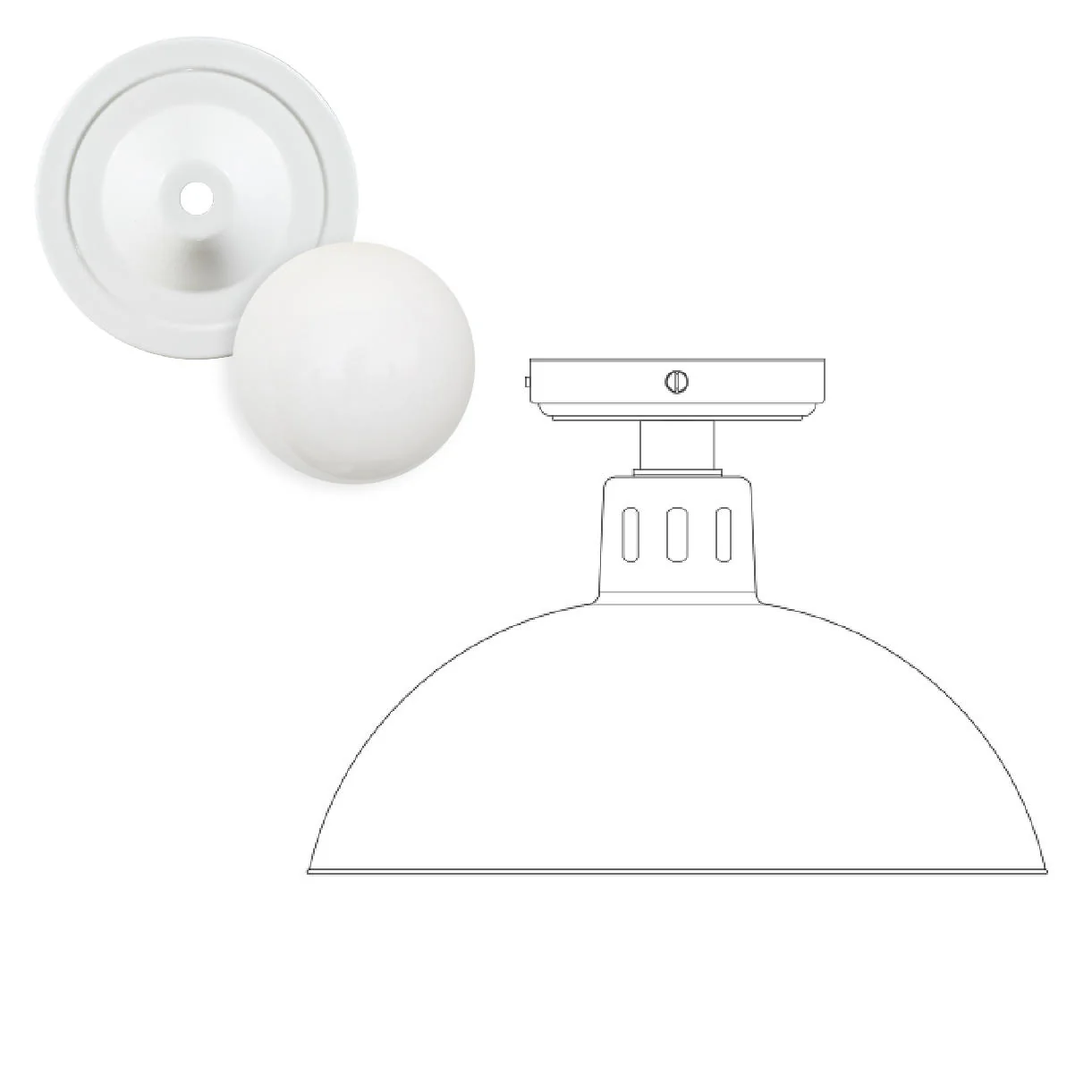 Talise Outdoor Ceiling Light - Image 9