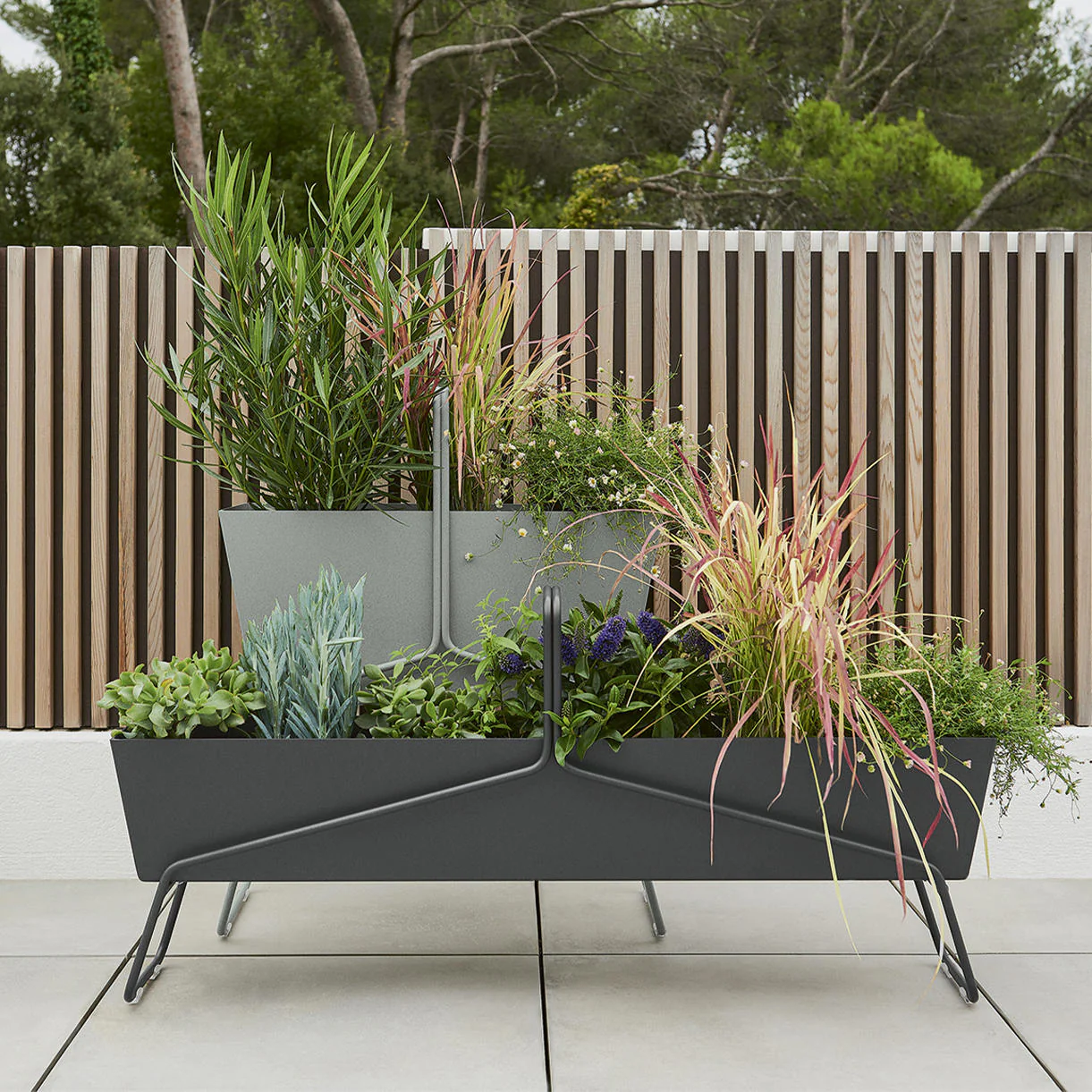 Fermob Tall Basket Planter - Image 3