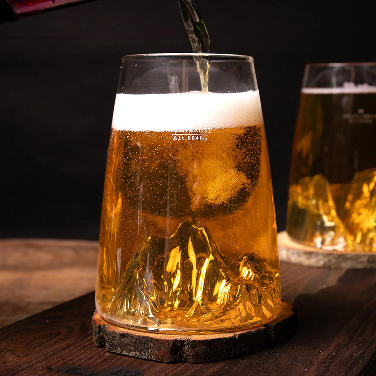 Topographic Mountain Beer Tumbler - Image 2