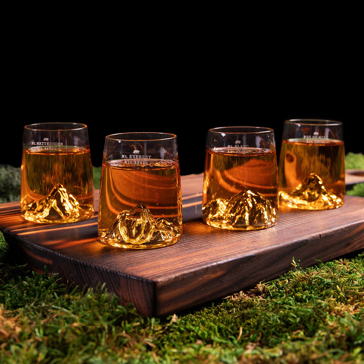 Topographic Mountain Shot Glasses Set of 4 - Image 2