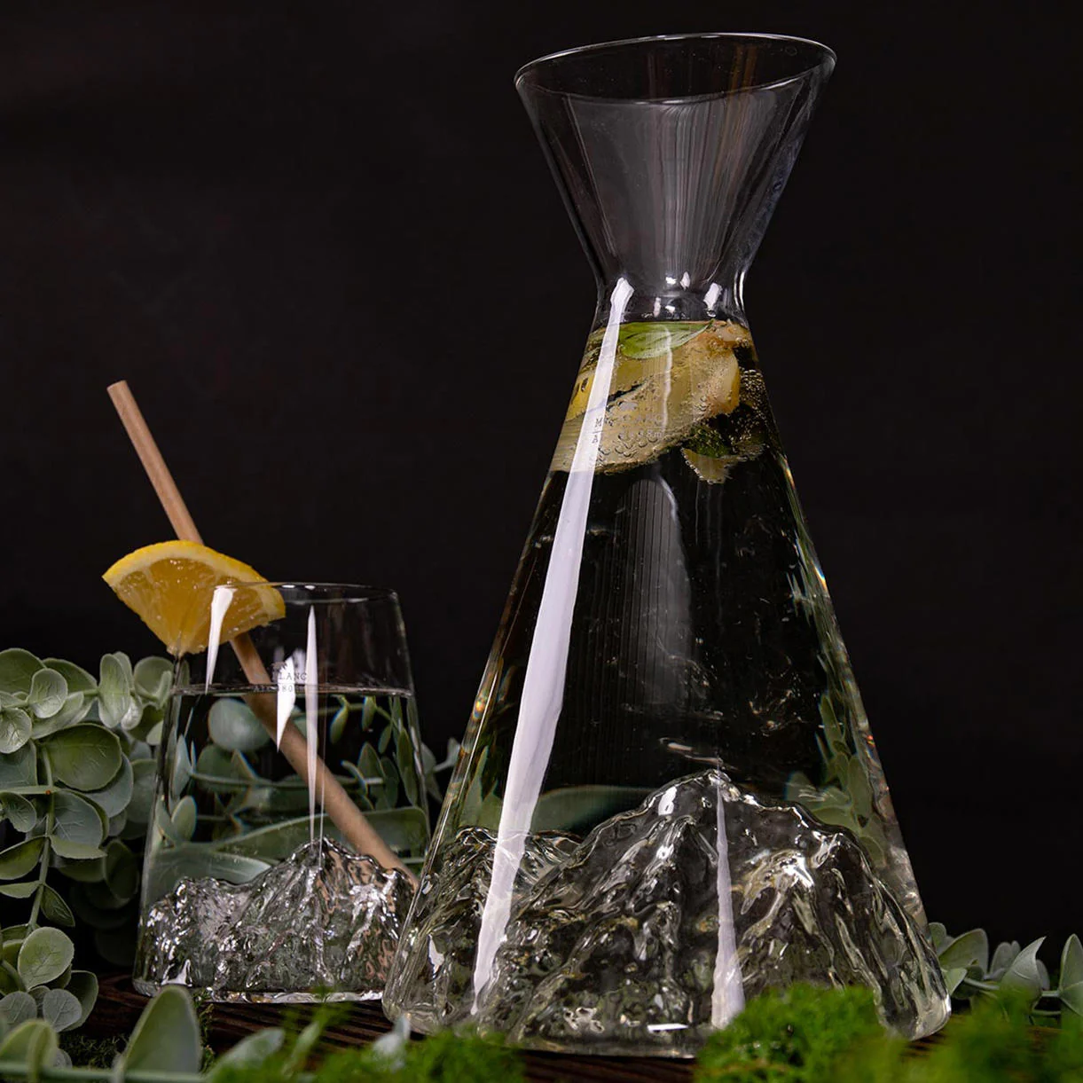 Topographic Mountain Water Carafe - Image 2