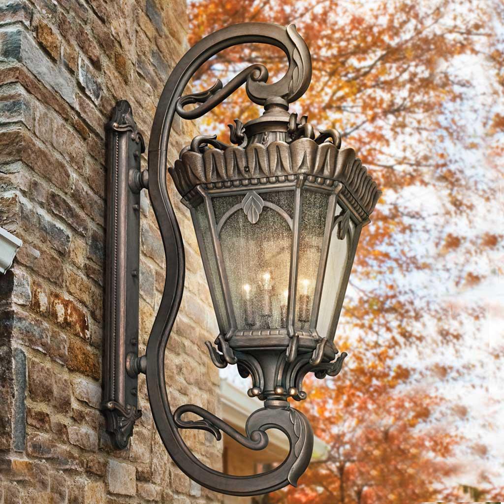 Tournai Grand Outdoor Wall Lanterns