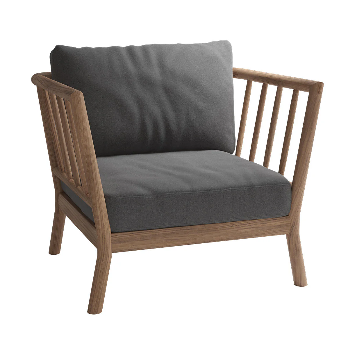 Tradition Teak Frame Lounge Chair - Image 4
