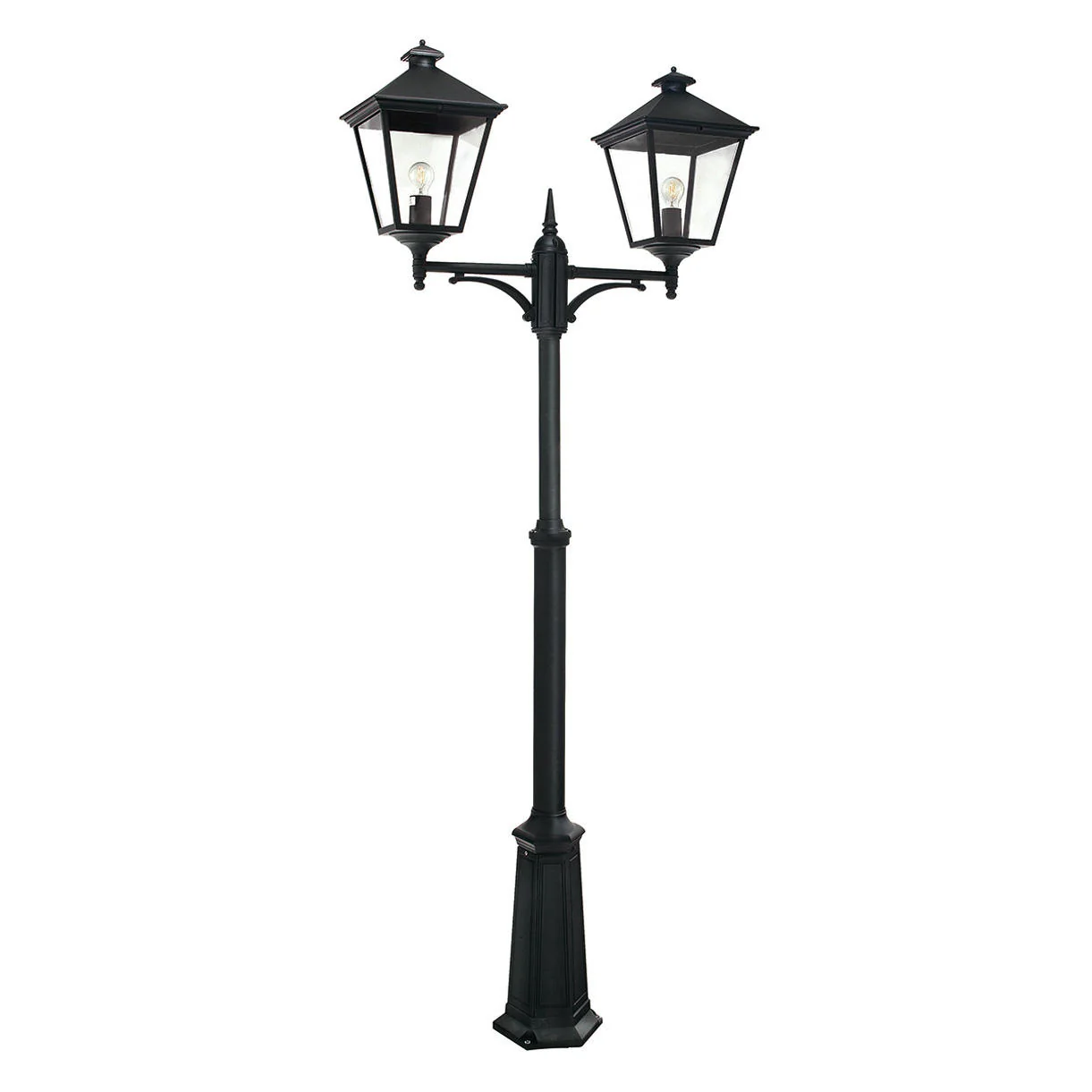 Turin Grande Outdoor Twin Post Lantern