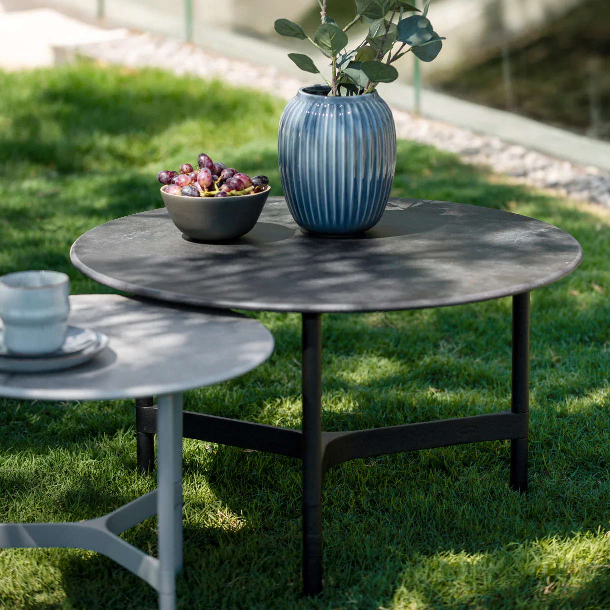 Twist Round Aluminium Coffee Table