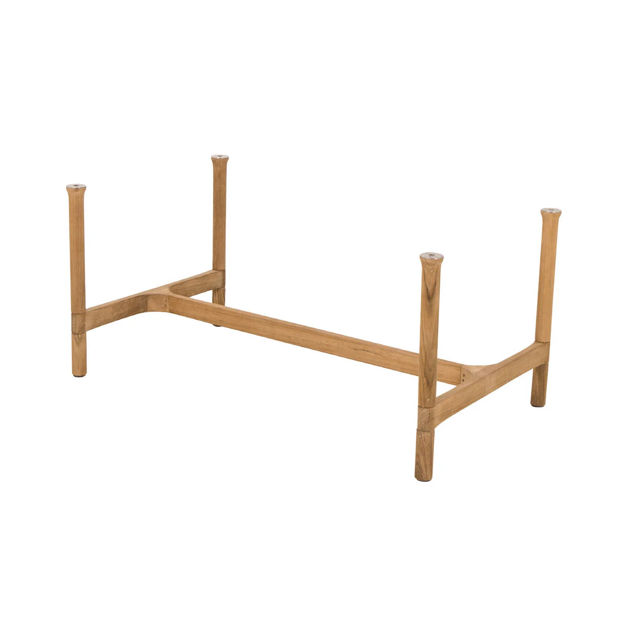 Twist Rectangular Teak Coffee Table - Image 4