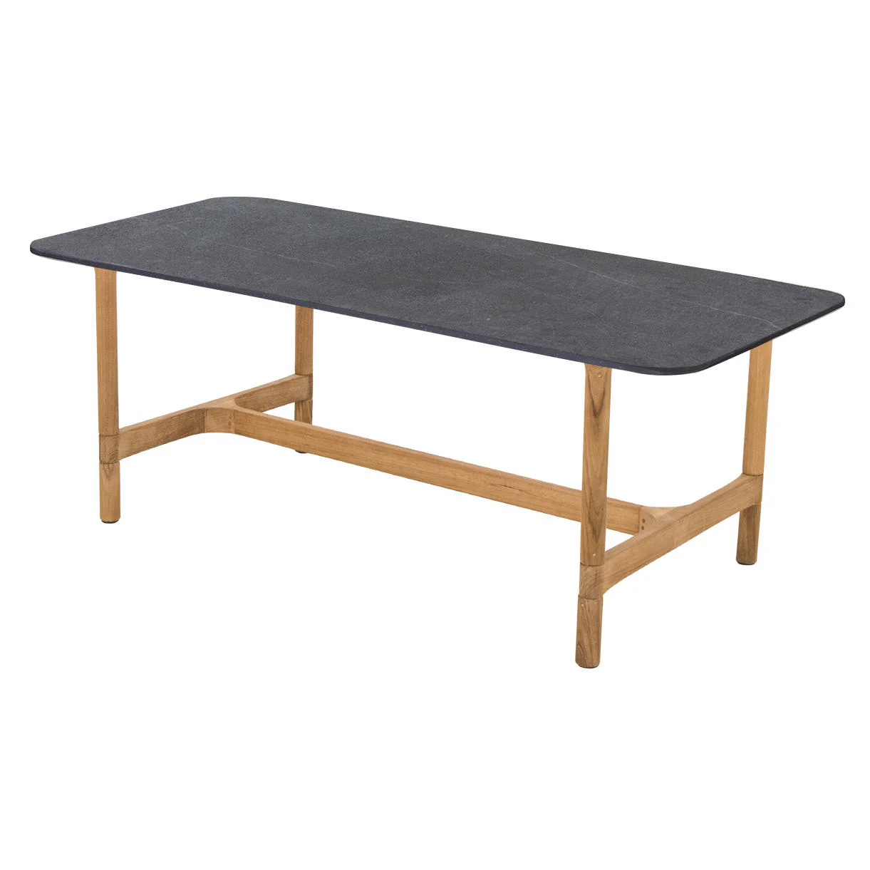 Twist Rectangular Teak Coffee Table - Image 5