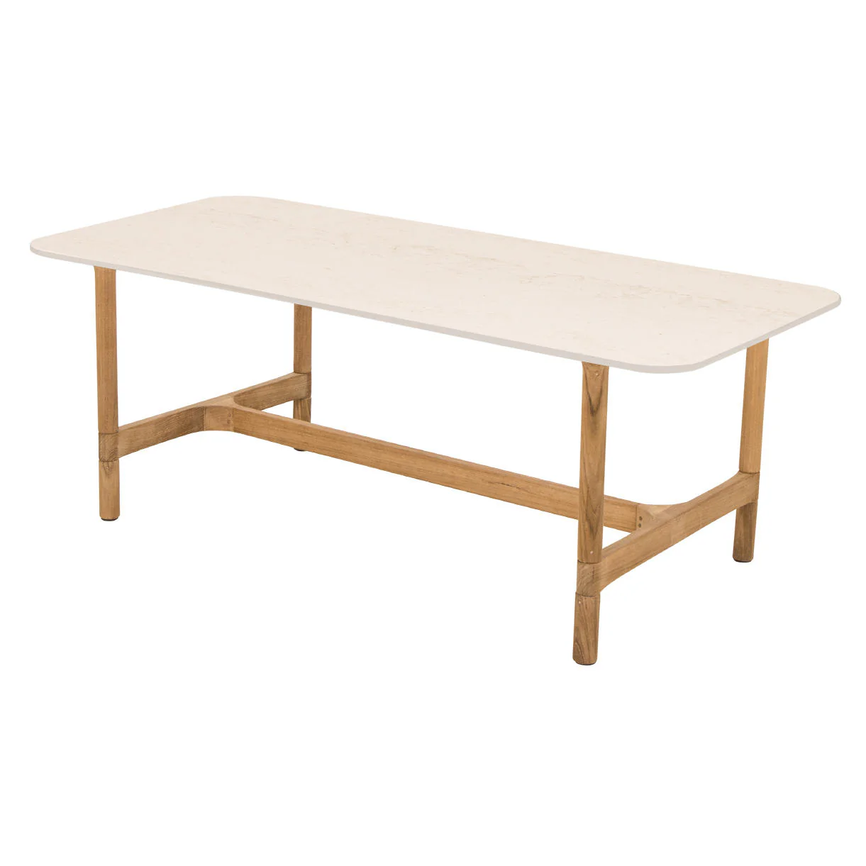 Twist Rectangular Teak Coffee Table - Image 8