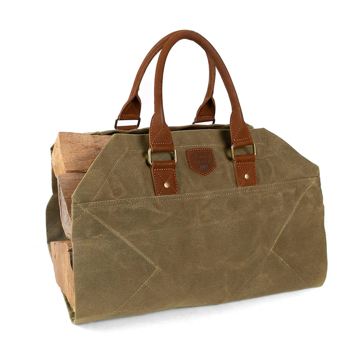 Wax Canvas 2-in-1 Log Bag - Image 4