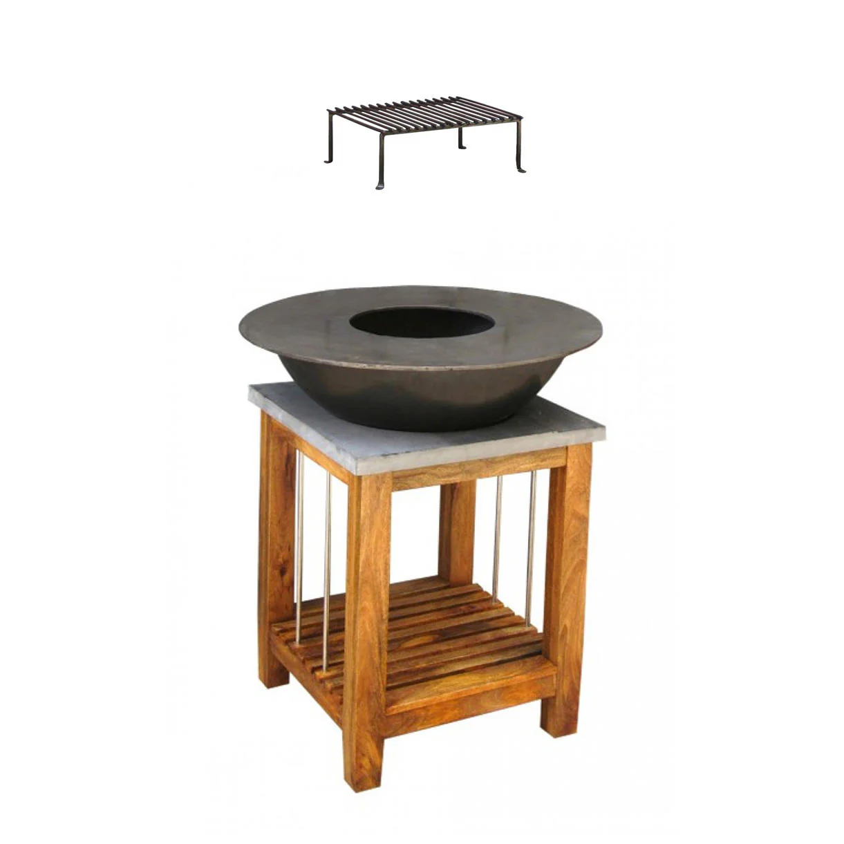 Wood Fire Plancha on Stand - Image 11