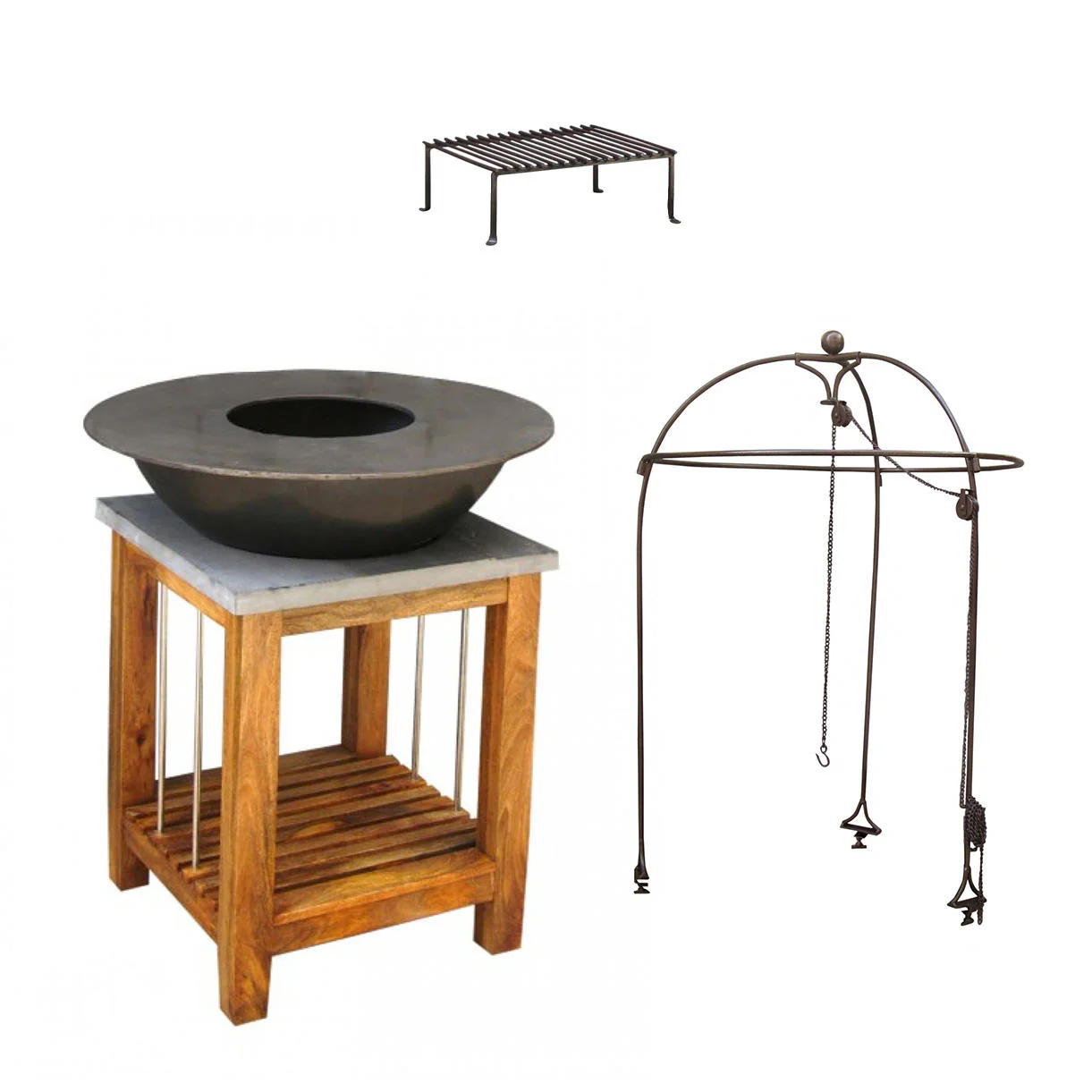 Wood Fire Plancha on Stand - Image 13