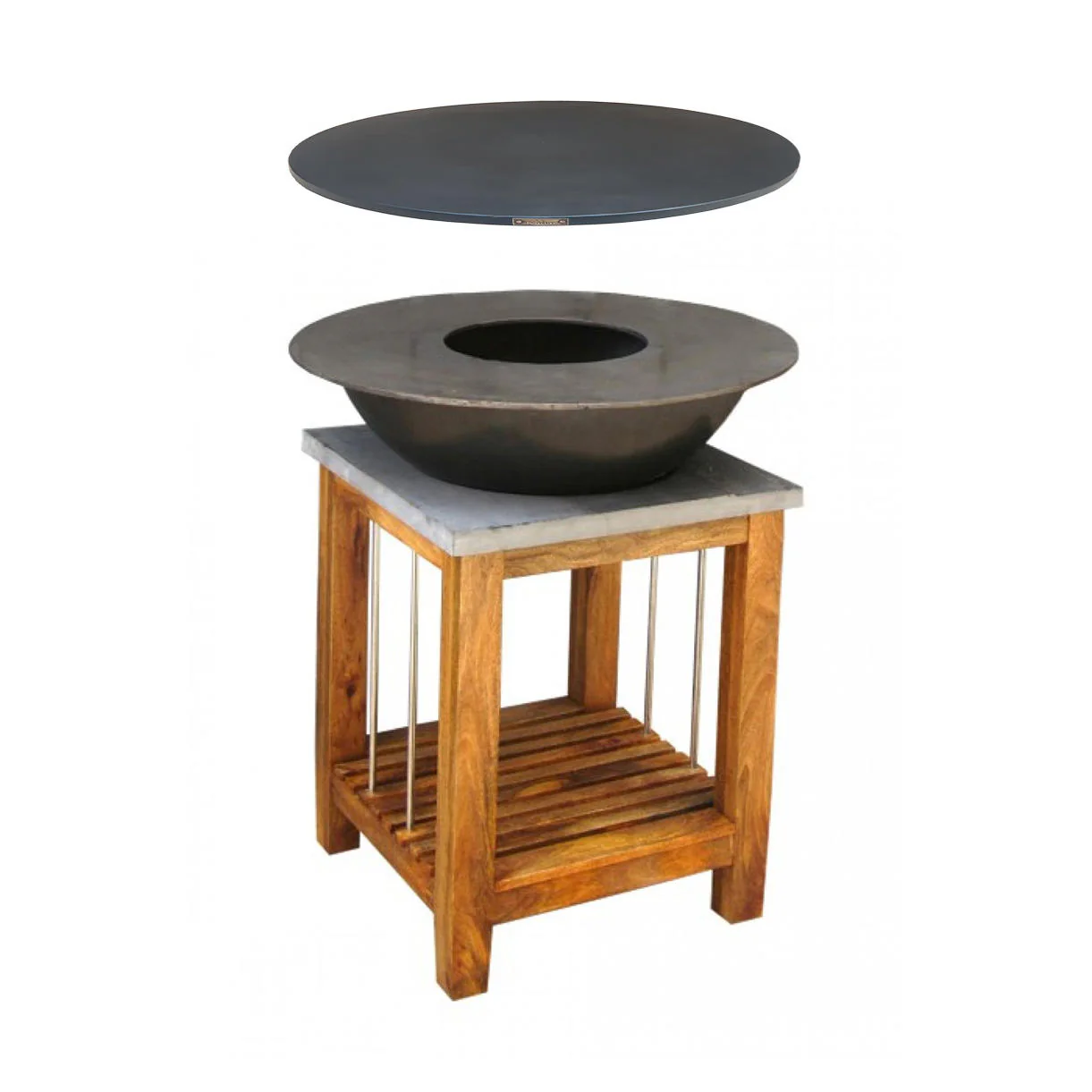 Wood Fire Plancha on Stand - Image 7