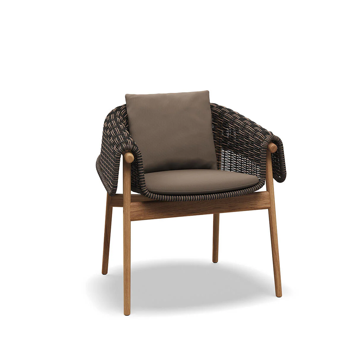 Wrap Dining Chair with Arms - Image 10