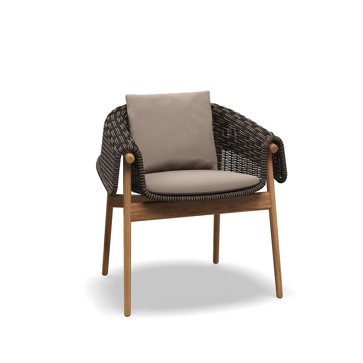 Wrap Dining Chair with Arms - Image 11