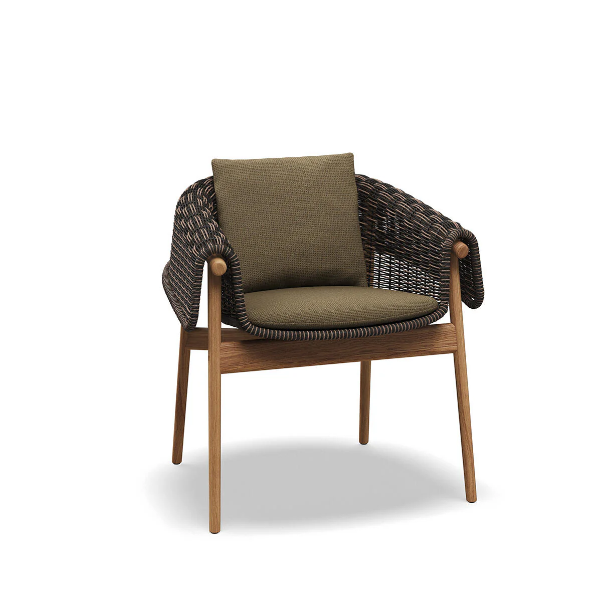 Wrap Dining Chair with Arms - Image 12