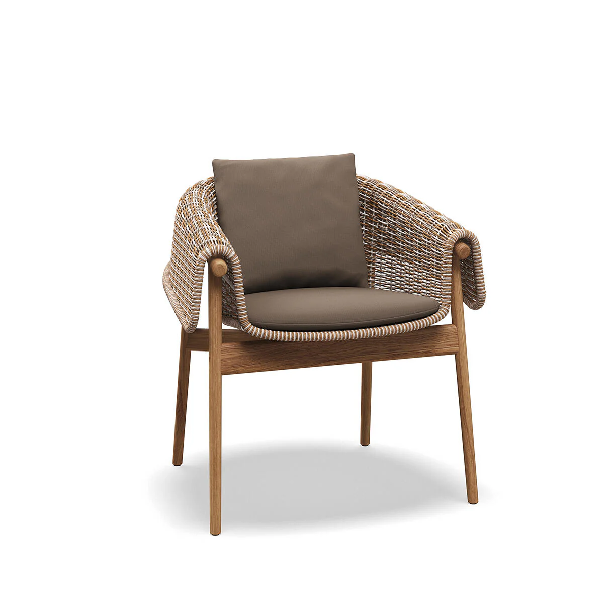 Wrap Dining Chair with Arms - Image 22