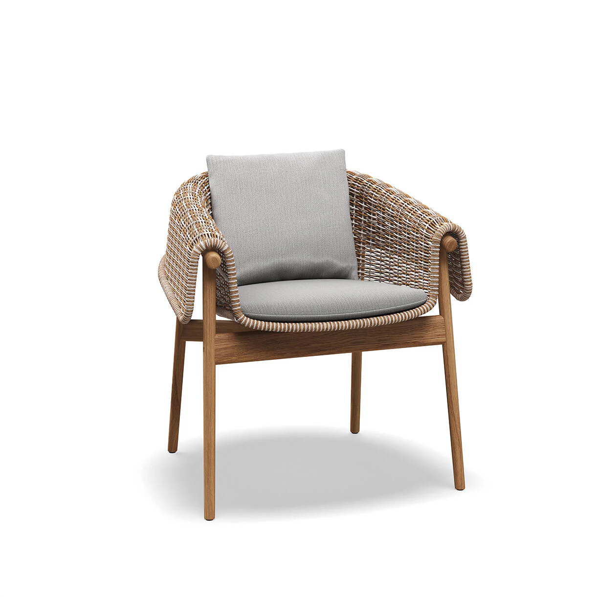 Wrap Dining Chair with Arms - Image 23