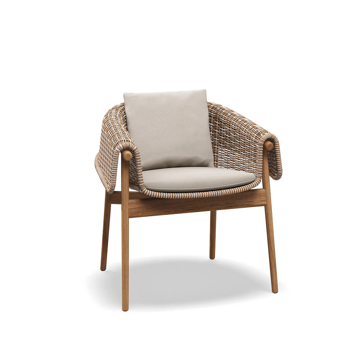 Wrap Dining Chair with Arms - Image 25